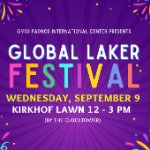 Global Laker Festival on September 9, 2026